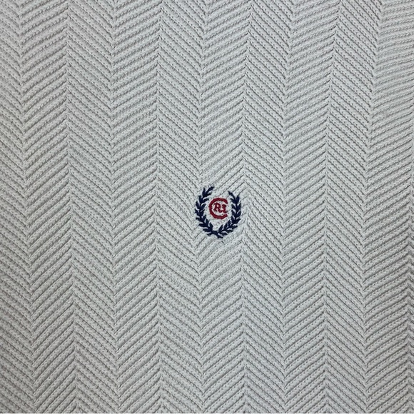 Chaps Ralph Lauren Hand Framed Heavy Knit Cream Sweater - Picture 4 of 12